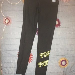 VS PINK Charcoal Leggings
